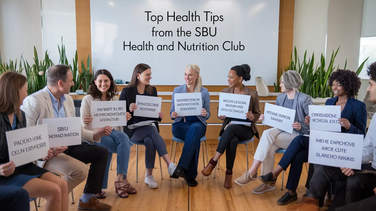 Top Health Tips from the SBU Health and Nutrition Club