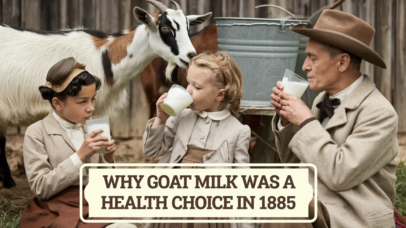 Why Goat Milk Was a Health Choice in 1885