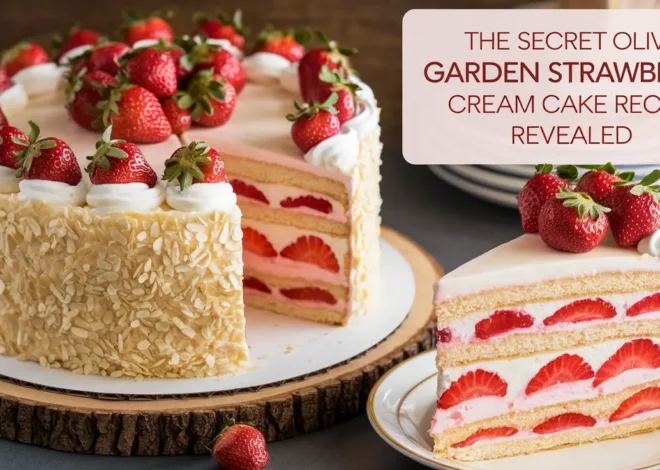 The Secret Olive Garden Strawberry Cream Cake Recipe Revealed