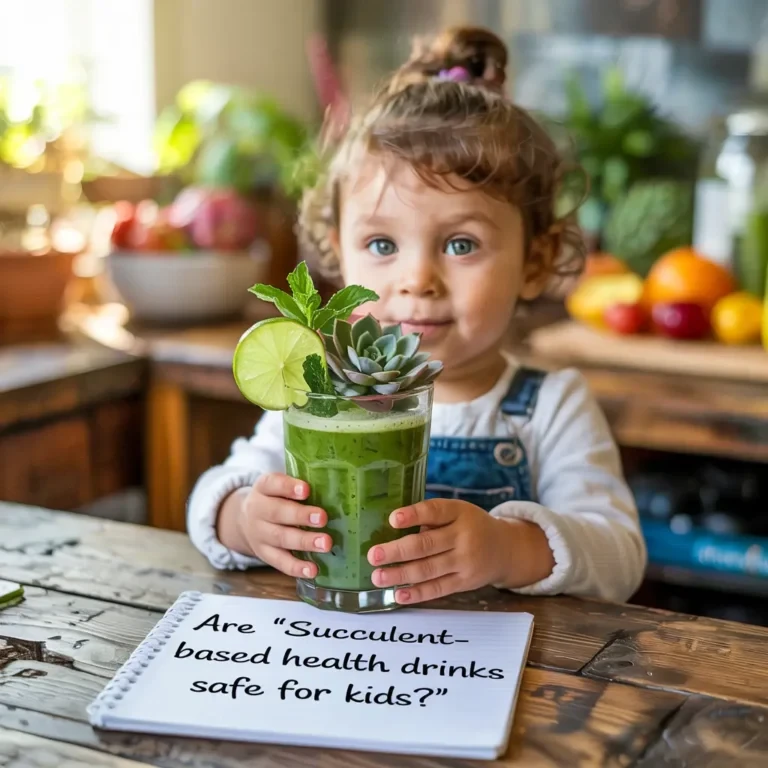 Are Succulent-Based Health Drinks Safe for Kids?